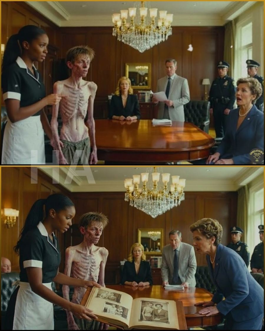 During the Will Reading, the Maid Uncovered the Widow’s Secret — Her Son Was Locked in the Basement