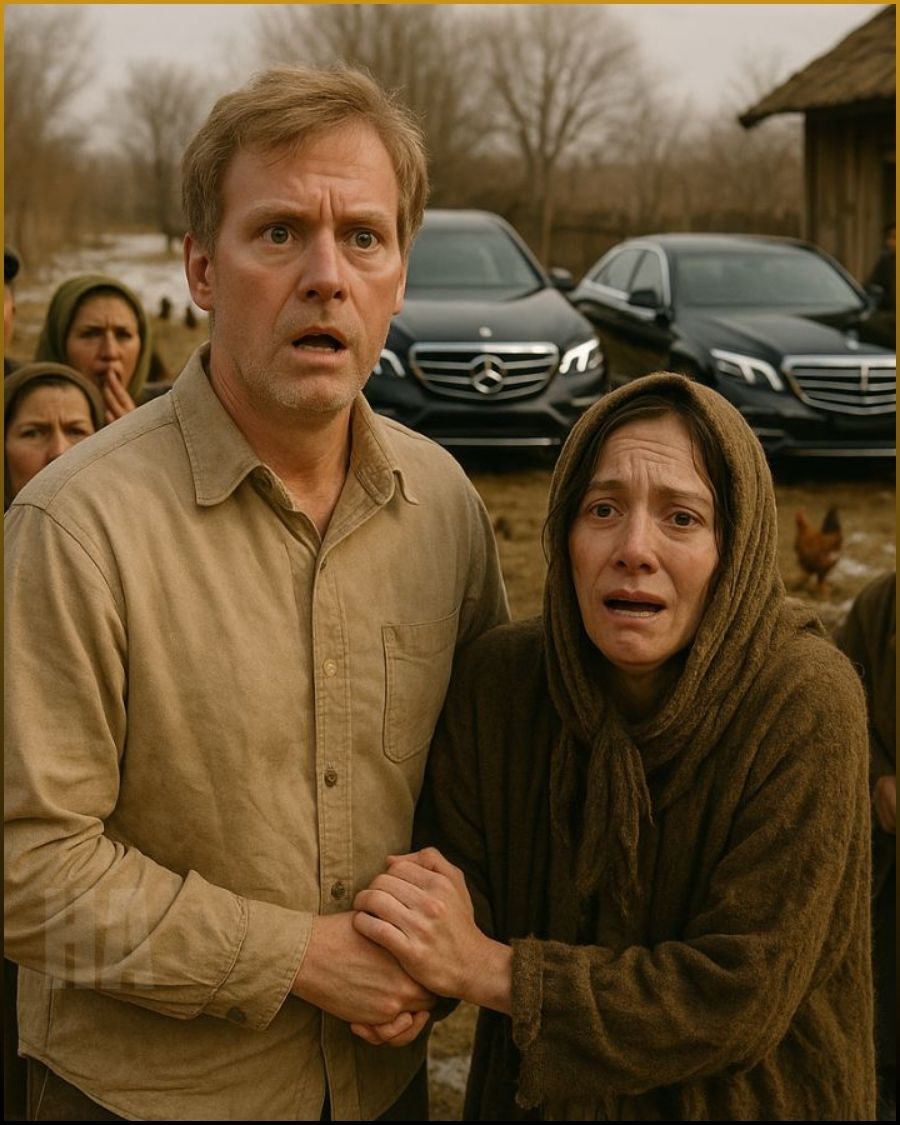 At the age of 36, I married a beggar woman who later bore me two children — until one day, three fancy cars arrived and revealed her true identity, shocking the entire village