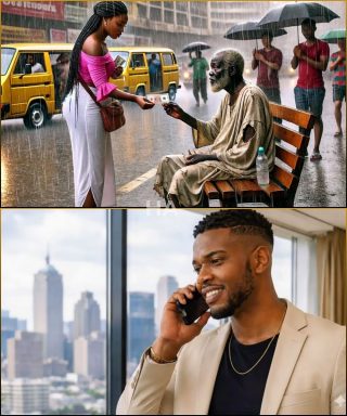 A Sad jobless girl gave all her money to a poor homeless beggar unaware he is a Billionaire