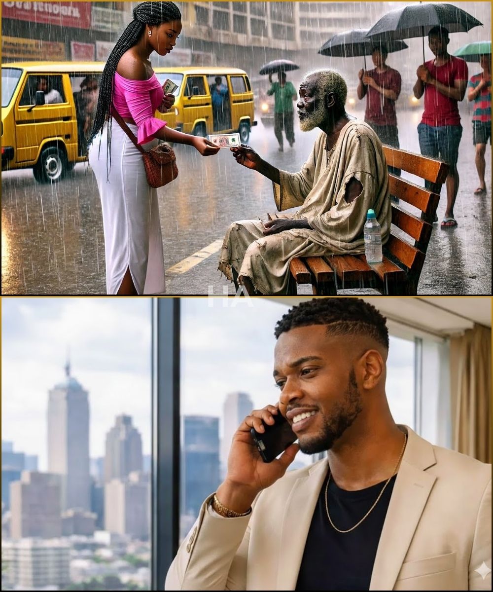 A Sad jobless girl gave all her money to a poor homeless beggar unaware he is a Billionaire