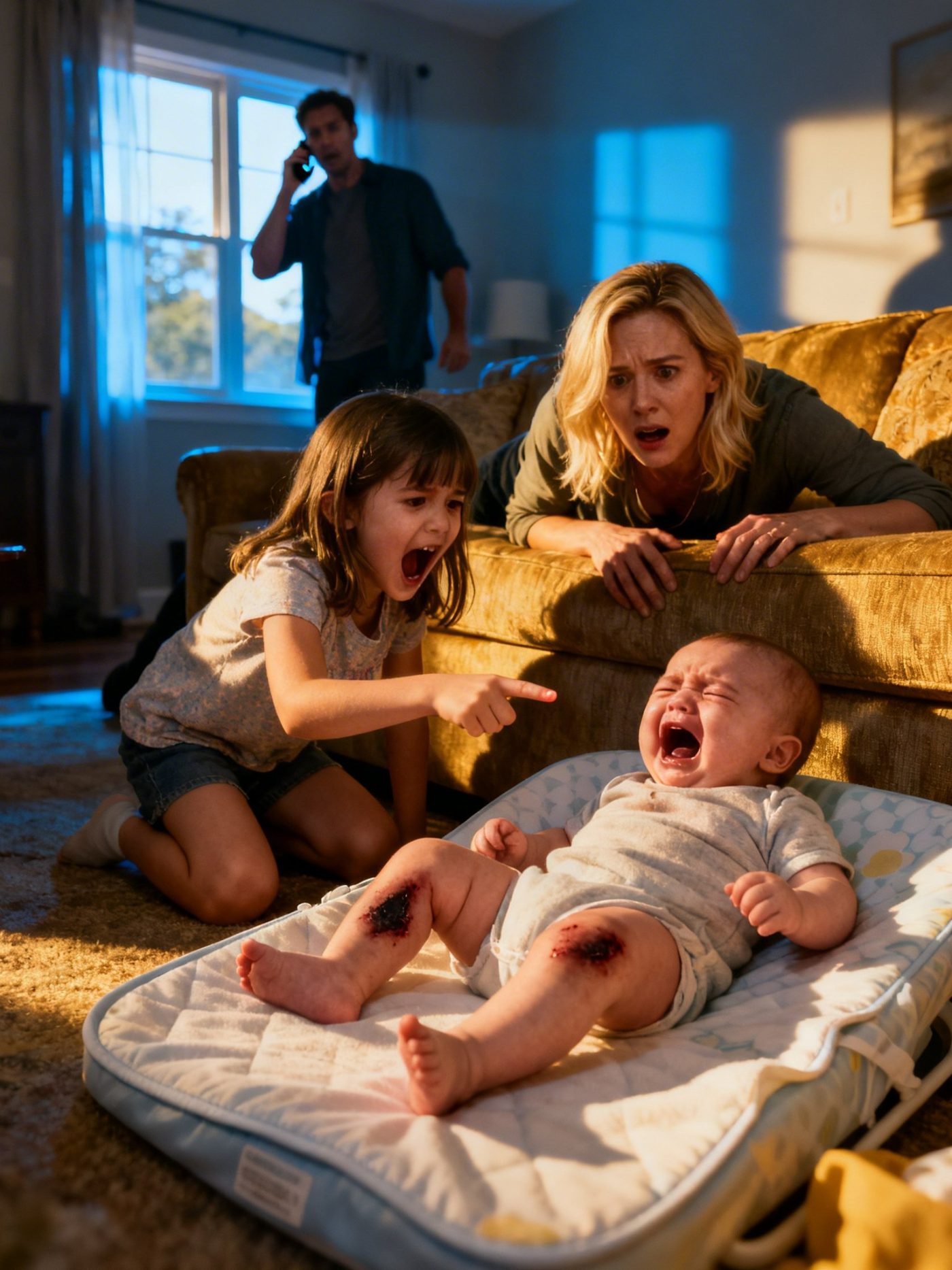 My 6-Year-Old Screamed During a Diaper Change—What We Found Under My Newborn Niece’s Diaper Made My Husband Call 911