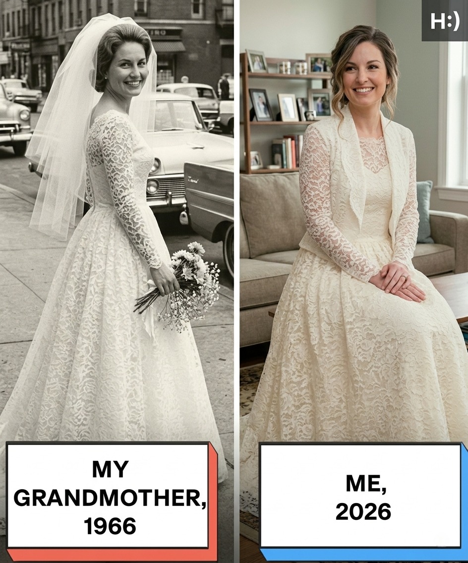 I chose to wear my grandmother’s wedding dress to honor her, but while altering it, I found a hidden note sewn inside. The message revealed shocking truths about my parents, exposing secrets I never knew. What began as a tribute turned into a life-changing discovery, forever altering my understanding of family, love, and the past I thought I knew