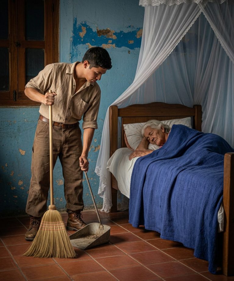 Once, as we were leaving the hospital, she took my hand and said to me in a soft voice: