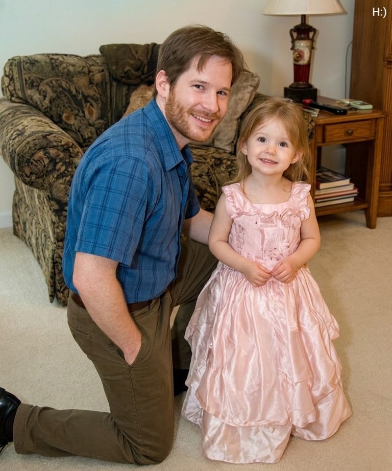 I Sewed My Daughter a Dress for Her Kindergarten Graduation Using My Late Wife’s Silk Handkerchiefs, Transforming Precious Memories Into a Beautiful, Emotional Keepsake, Honoring Love, Family, and Legacy, While Creating a Moment That Blends Joy and Nostalgia, Leaving Everyone Witnessing the Graduation Moved by the Deep Sentiment Woven Into Every Stitch