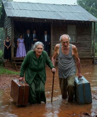 They threw their elderly parents out into the storm, never knowing the old man they humi:li:ated was hiding a secret that would destr0y everything.