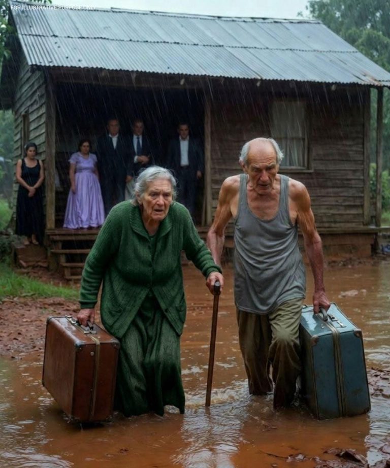 They threw their elderly parents out into the storm, never knowing the old man they humi:li:ated was hiding a secret that would destr0y everything.