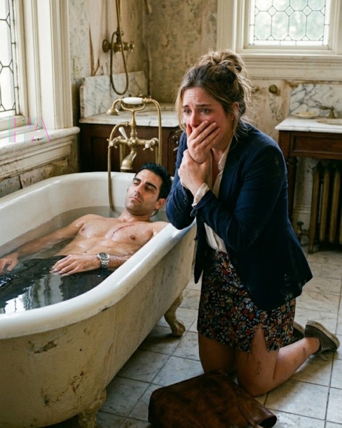 HE MOCKED THE POOR SINGLE MOM WHO CAME TO BATHE HIM… UNTIL SHE SAW THE MARK ON HIS CHEST AND DROPPED TO HER KNEES TREMBLING