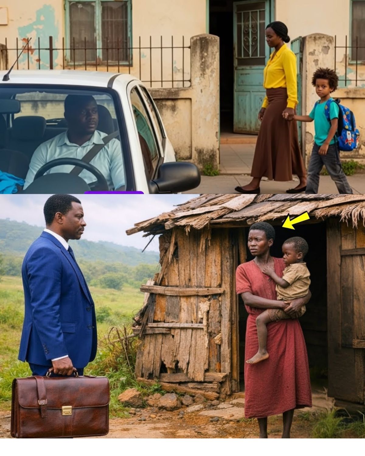 Billionaire Visits His Abandoned Home, But Shocked to See His Dead Wife Living There With His Son.