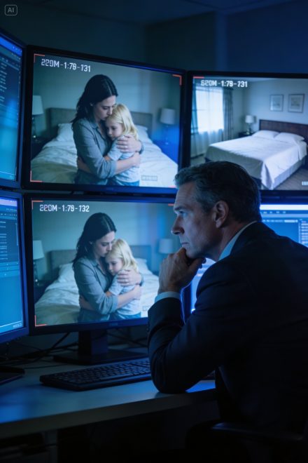 The billionaire pretended to go to Europe… But what he saw on the hidden cameras between his housekeeper and his daughters left him frozen.-yilux