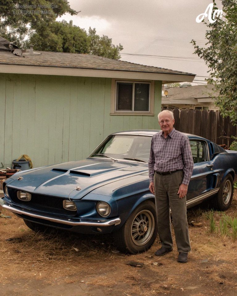 While I Was Reading My Dad’s Eulogy, My Stepmother Sold His Favorite Car – She Turned Pale After Discovering What Was Hidden Under the Spare Tire