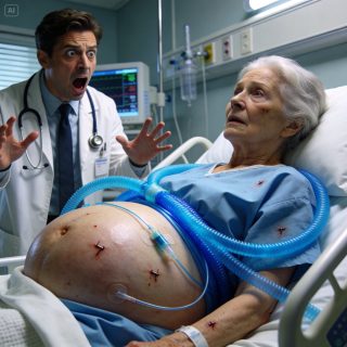 A 65-year-old woman discovered she was pregnant, but when it came time to give birth, the doctor examined her and was shocked by what he saw