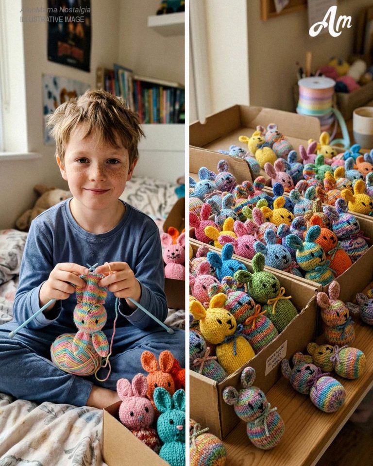 My Teen Son Sewed 20 Teddy Bears from His Late Dad’s Shirts for a Local Shelter – When 4 Armed Deputies Showed Up at Dawn, I Was Stunned by What They Pulled out of Their Cruiser