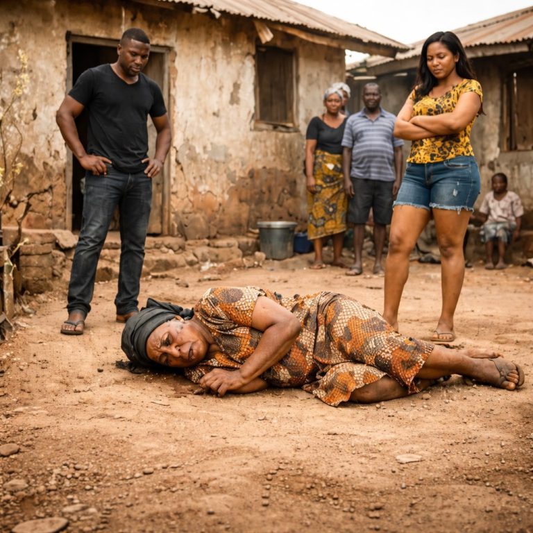 Arrogant Son Kicked Her Poor Mother To Please His Wife, Unaware She’s Now A Billionaire.