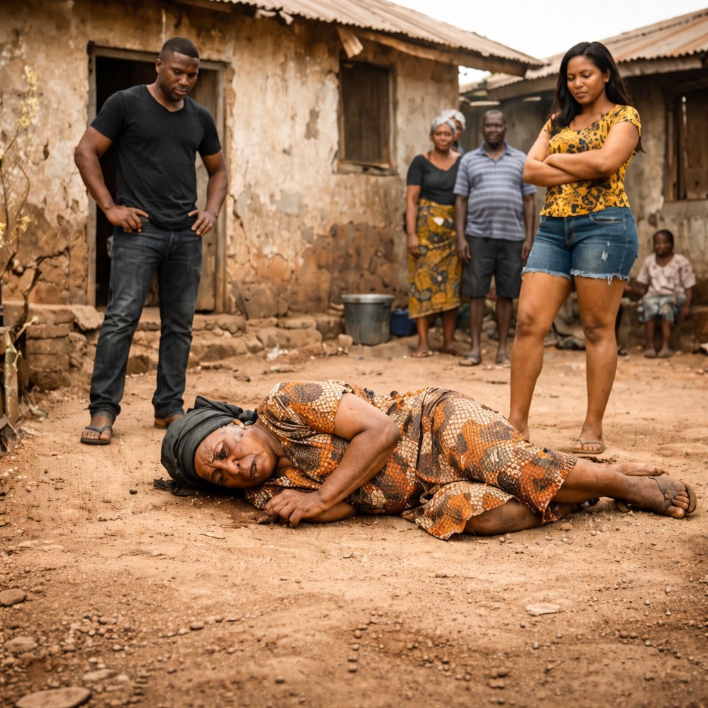 Arrogant Son Kicked Her Poor Mother To Please His Wife, Unaware She’s Now A Billionaire.