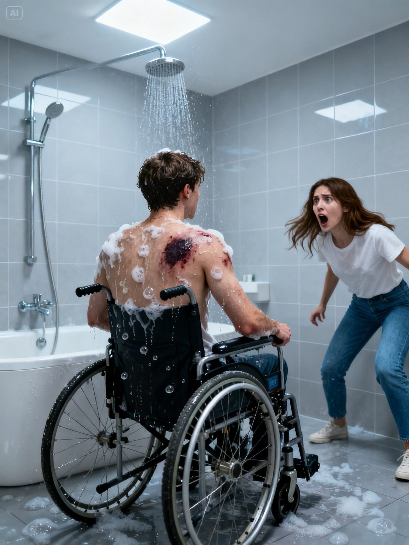 I was bathing my paralyzed brother-in-law… but when I took off his shirt, I discovered something that explained -YILUX