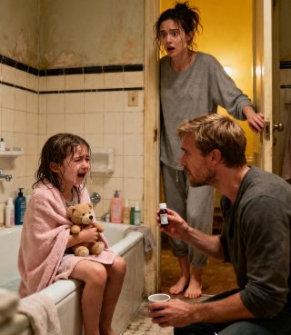 My five-year-old daughter wrk always bathed with my husband. -yilux