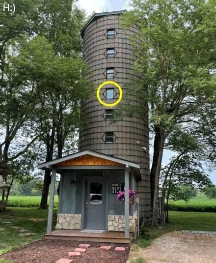 Man Transforms Old Farm Silo Into Stunning Four Story Two Bedroom Home Featuring Smart Circular Design Modern Comfort Spiral Staircase Cozy Interiors And Breathtaking Rural Views Showcasing Creative Architecture Innovation Sustainable Living And Inspiring Example Of Turning Unconventional Structures Into Beautiful Functional Dream Homes In Peaceful Countryside Setting