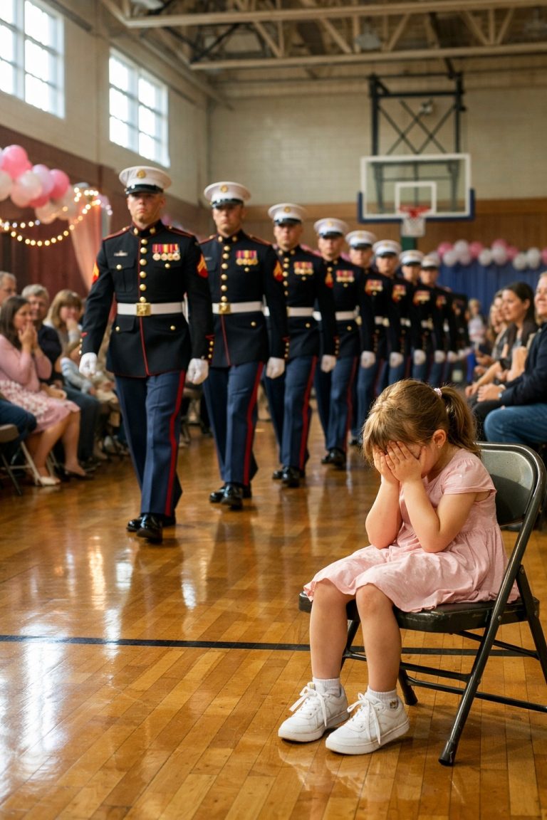 At the Father-Daughter Dance, My Daughter Sat Alone, Heartbroken and Humiliated — Until the Gym Doors Burst Open and Everything Changed…